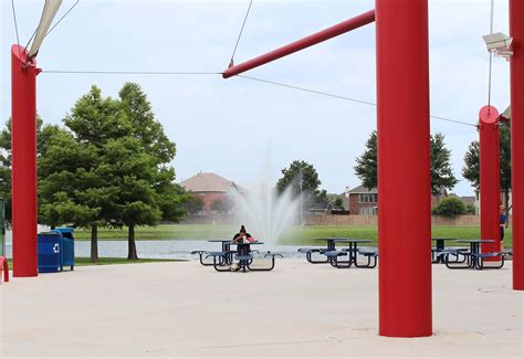 The pavilion at Celebration Park in Allen, TX | Picnic area, Park, Photo