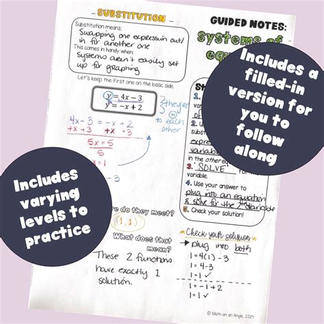 How to Substitute Equations Math Problems 的图像结果