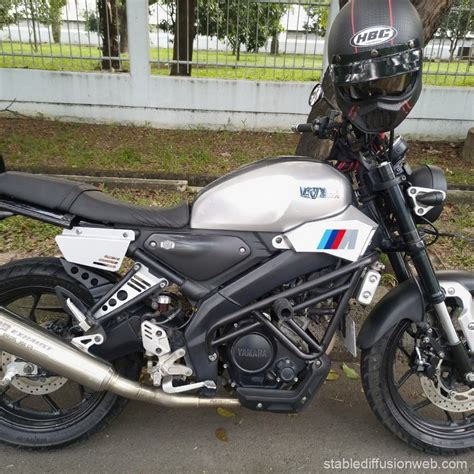 BMW M-Themed Yamaha XSR 155 | Stable Diffusion Online