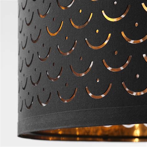 NYMÖ / SKAFTET floor lamp, black brass/brass - IKEA