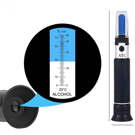 Snapklik.com : Alcohol Refractometer For Spirit Alcohol Volume Percent ...