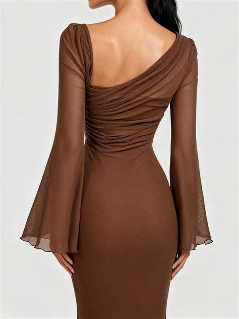 Metallic Decor Bodycon Dress | Savana | Bestsellers