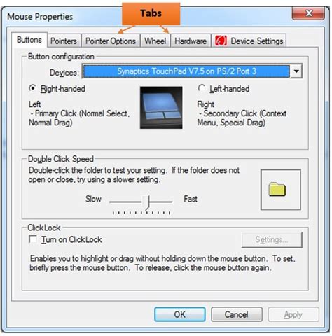 Image result for Normal Mouse Settings On Computer