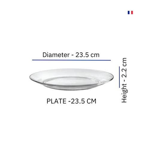 Duralex Lys Uncolored Dinner Plate 23.5 cm Pack of 6 – Home Asia Store