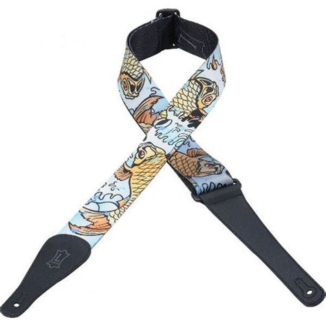 Buy Levys MPD2-009 2inch Poly Guitar Strap Koi Fish Design Online | Bajaao