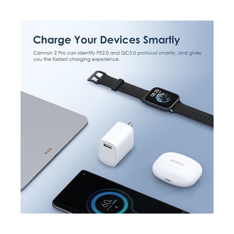 Oraimo 18W USB Type-C Dual Output Super Fast Charger Wall Adapter PE2.