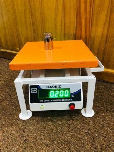 D-Sonic Steel Commercial Weighing Scale Machine, For Industry at ₹ 7500 ...