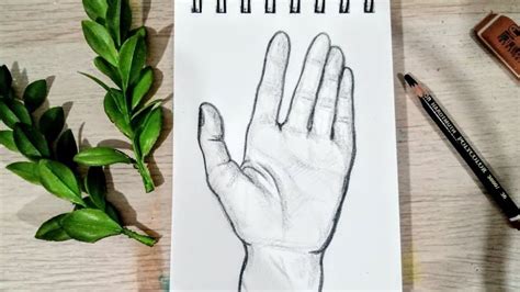 How to draw a hand realistic - drawing tutorial with narrative ...