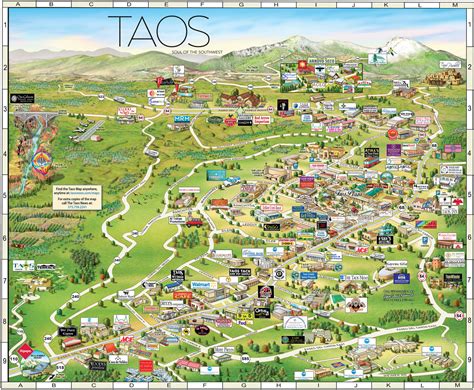 Taos New Mexico Map