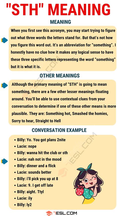 What Does STH Mean? • 7ESL