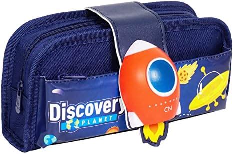 Buy FINEMOE Pencil Pouch for Girls & Boys, Cute Pencil Box with ...