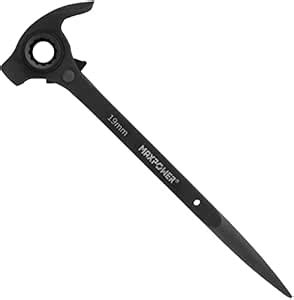 MAXPOWER Claw Hammer with 17mm x 19mm Scaffold Ratchet Spanner, Podger ...