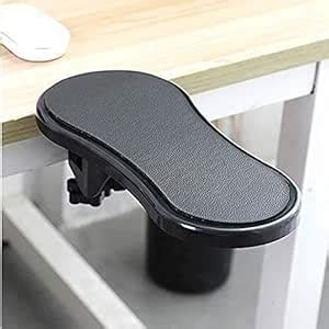 NETXE Adjustable Computer Arm Rest Ergonomic Attachable Computer Table ...