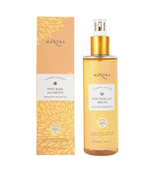 Holy Basil And Arjuna Kapha Body Massage Oil – Mantra Herbal