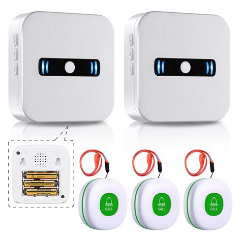 Buy Daytech Caregiver Pager Wireless Call Button with Pager for Elderly ...