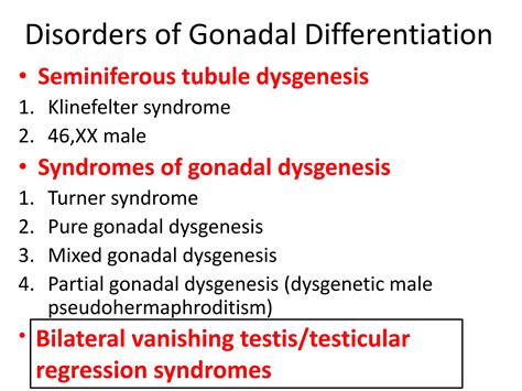 Disorders of sex development | PPTX