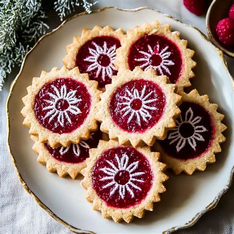 Image result for Raspberry Linzer Cookies