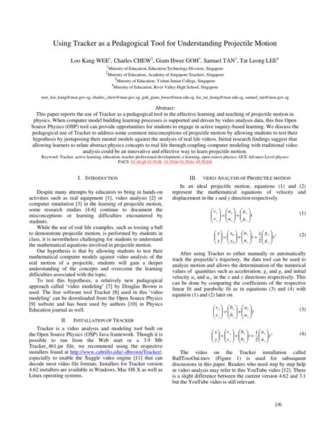 Image result for Projectile Motion Using Tracker