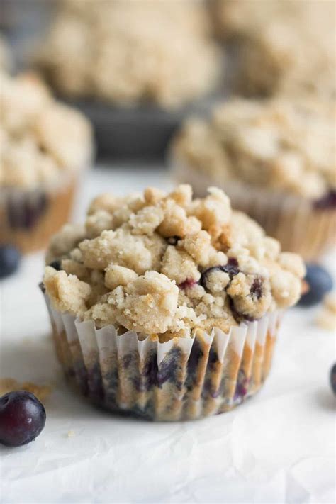 Easy Blueberry Muffins with Crumble Topping | What Molly Made