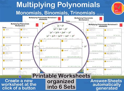 Image result for Multiplying Polynomials Example Worsheet