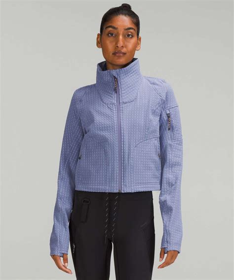 Lululemon Water-Repellent Fleece Hiking Jacket - Peri Purple - lulu ...