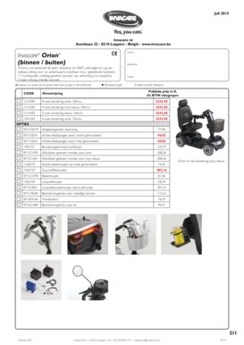 Fillable Online Invacare N.V. - Invacare Fax Email Print - pdfFiller