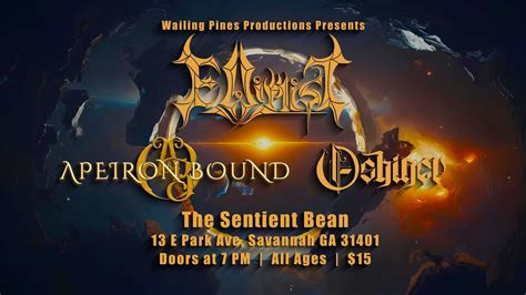 Thursday, May 9th, 2024: SPRING TOUR - Ellimist x Apeiron Bound: The ...