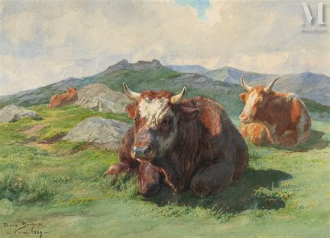 Rosa Bonheur | Vaches au pré (1889) | MutualArt
