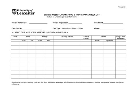 43 Printable Vehicle Maintenance Log Templates ᐅ TemplateLab