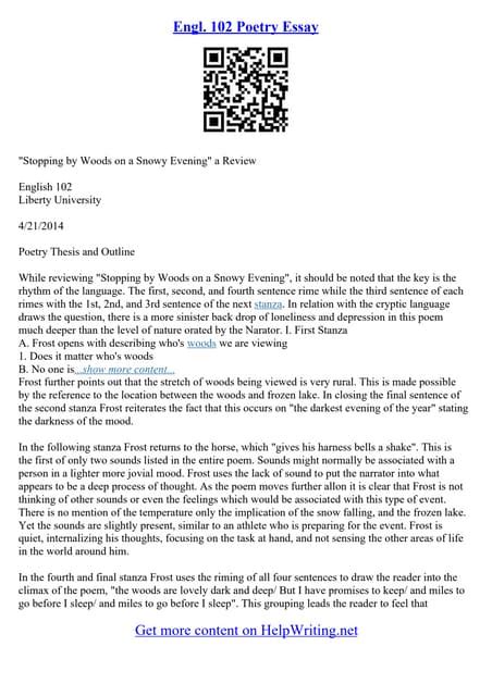 Image result for Poetry Structure