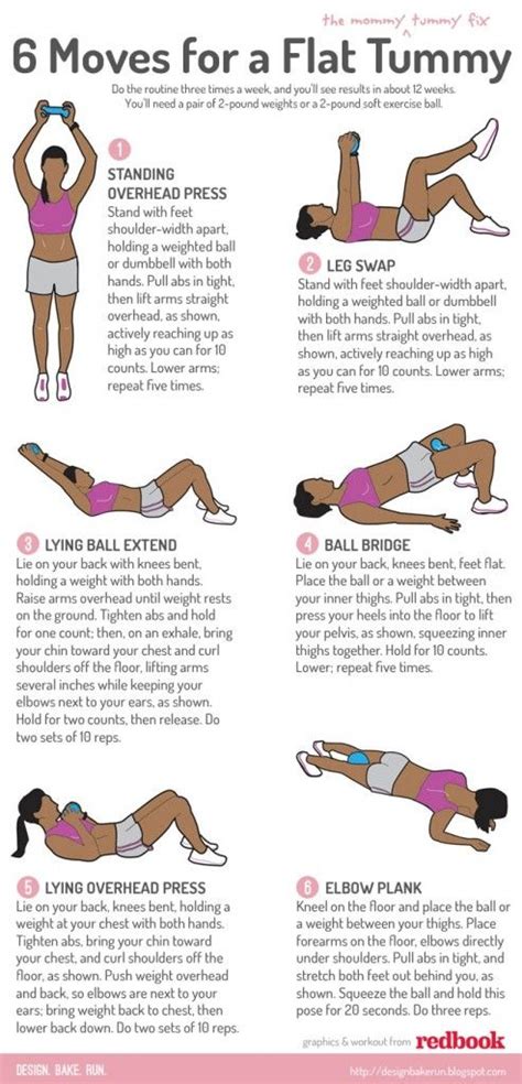 6 Killer Moves For a Flat Tummy Workout Routine