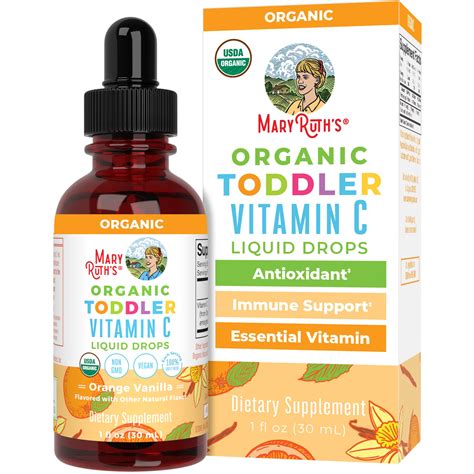 Vitamin C Drops for Toddlers (1, 2 & 3 Years) – MaryRuth Organics