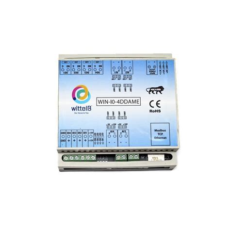 WittelB -WIN-IO-4DDAME-MQTT-IO Module with 4 Digita Inputs 4 Digital ...