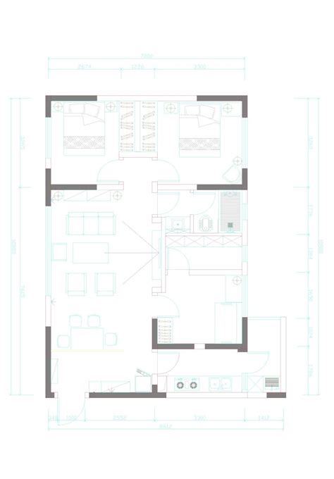79平三房改两房的北欧风小户型，喜欢这个客厅的设计！_空间_装修_餐厅