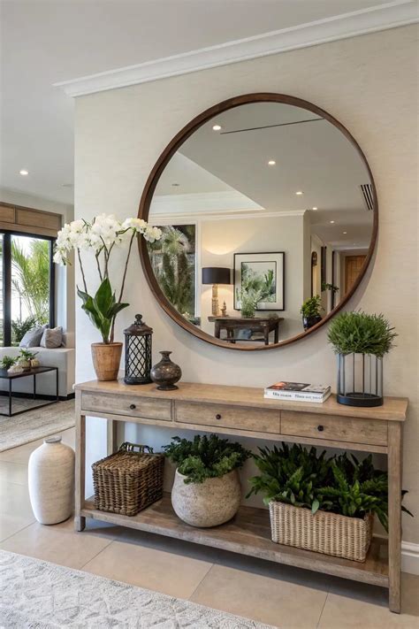 13+ Stylish Ideas for Decorating with Round Mirrors
