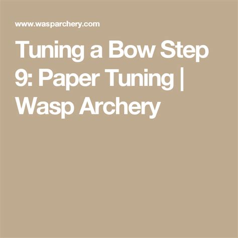 Compound Bow Paper Tuning How To 的图像结果