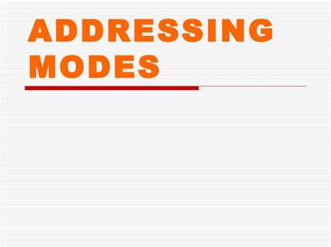 Image result for Addressing Modes in a Computer System