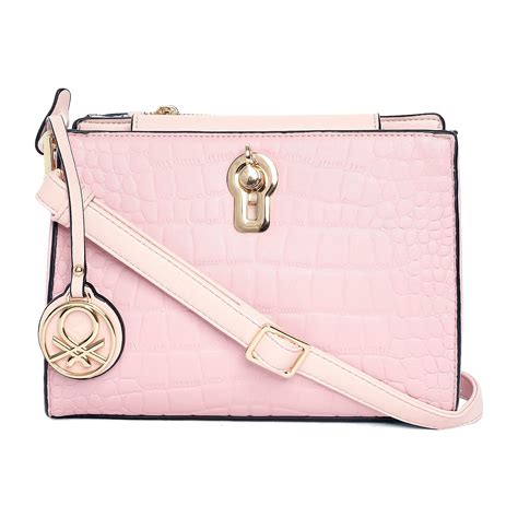 United Colors of Benetton Women's Sling Bag (Pink) : Amazon.in: Fashion