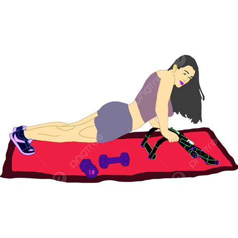 Push Up Exercise Vector Hd PNG Images, Push Up Exercises For The Back ...