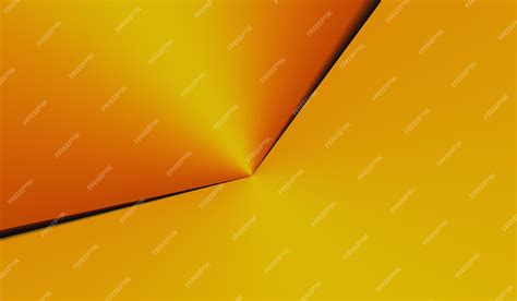 Fresh orange paper origami geometry abstract background | Premium Photo