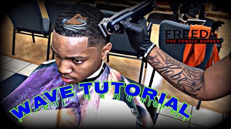 Image result for Barber Tutorial 360 Wave Temp Fade Crispy Line Up Free Hand Trim
