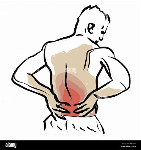 Lower Back Pain Clipart