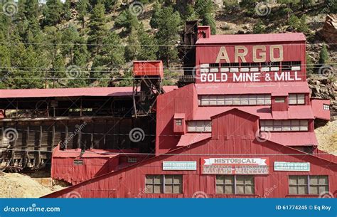 The Argo Gold Mine and Mill in Colorado Editorial Image - Image of ...