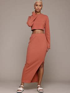 Roadster Women Bodycon Red Ankle Length Dress - Buy Roadster Women ...