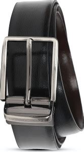 LOUIS PHILIPPE Men Formal Black Genuine Leather Belt Black - Price in ...