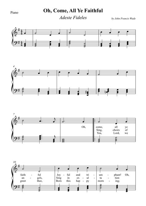 Oh, Come, All Ye Faithful (Adeste Fideles) (arr. Wesley S. SIlva) by ...