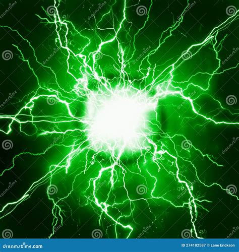 Plasma Pure Energy and Power Green Electricity Stock Illustration ...