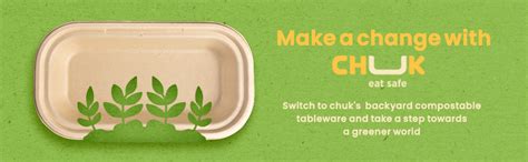 CHUK Disposable Meal Plate with 3 Compartments for Parties, Eco ...