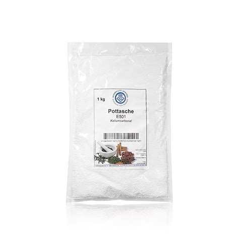 Potas - kalijum karbonat, za testo za medenjake, E501, 1 kg, Torba ...