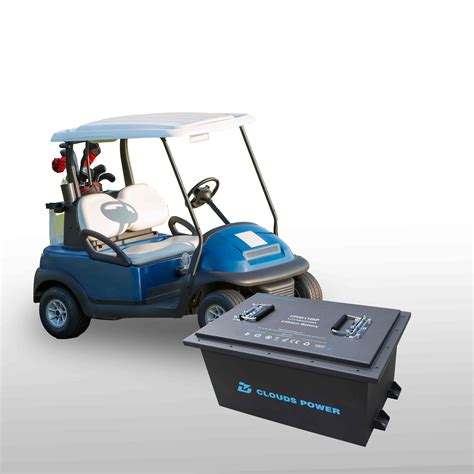 Clouds Power 51.2V105Ah LiFePO4 Electric Golf Cart Battery for Yamaha ...
